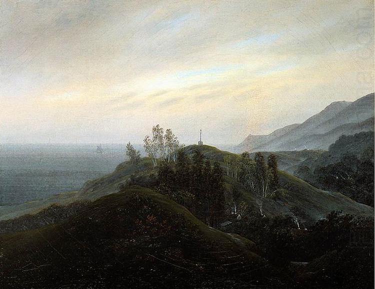 Caspar David Friedrich View of the Baltic china oil painting image